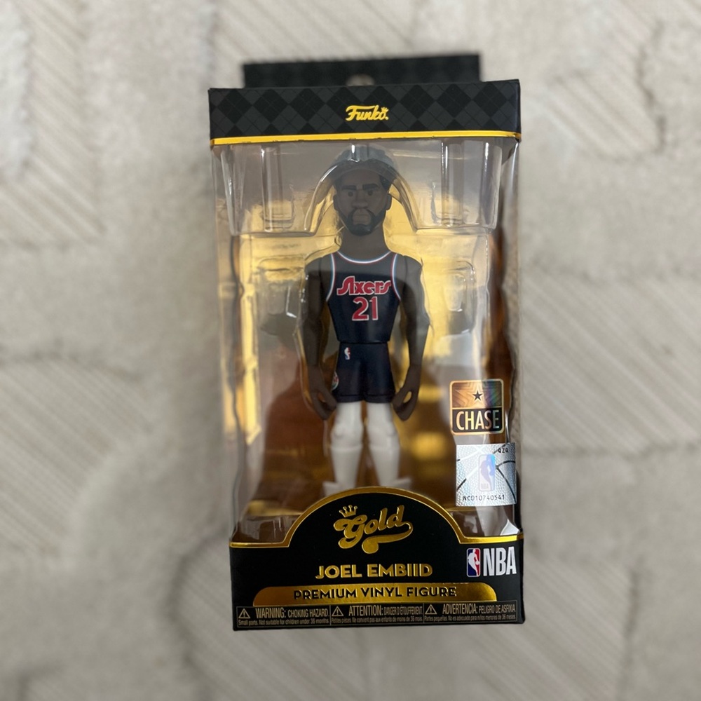 Joel Embiid Gold Funko Figure Chase